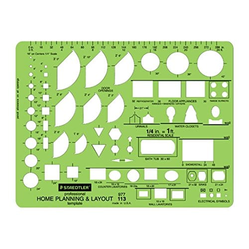 Staedtler - Drafting Template - Home Planning and Layout