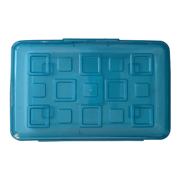 Sterilite - Small Pencil Box - Molokai Blue Tint