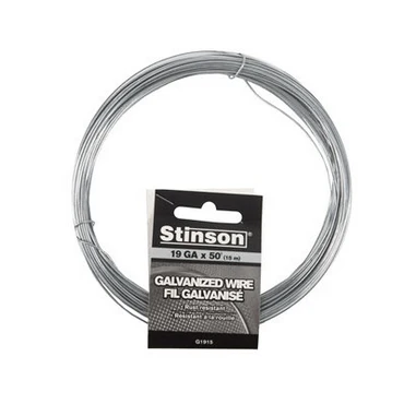 Stinson - Galvanized Wire - 19 Gauge x 50' Spool