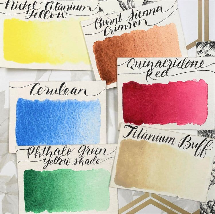 Stoneground - Watercolour Half Pans - Set of 6 Colours - Spring Palette - Image 3