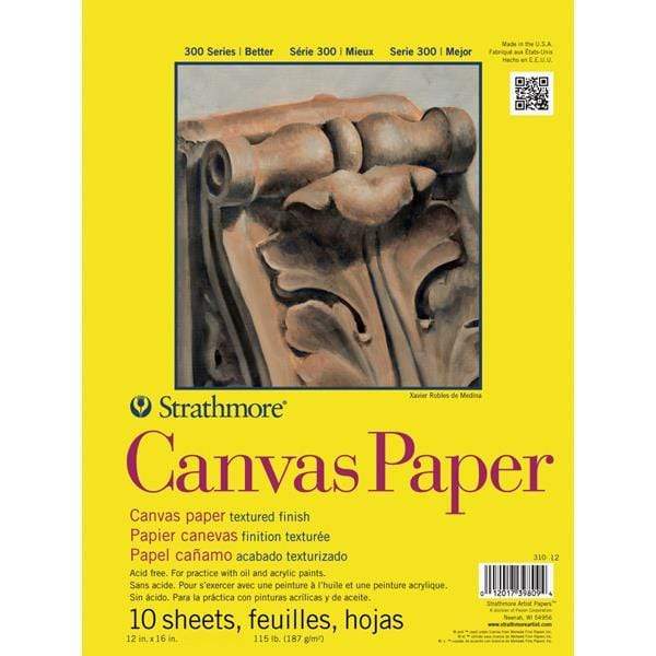 Strathmore - 300 Series - Canvas Paper Pad - 12x16"