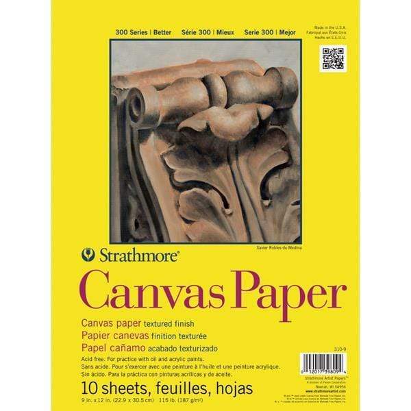 Strathmore - 300 Series - Canvas Paper Pad - 9x12"