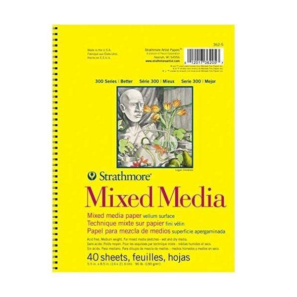 Strathmore - 300 Series - Mixed Media Pad - Coil Bound - 5.5x8.5"