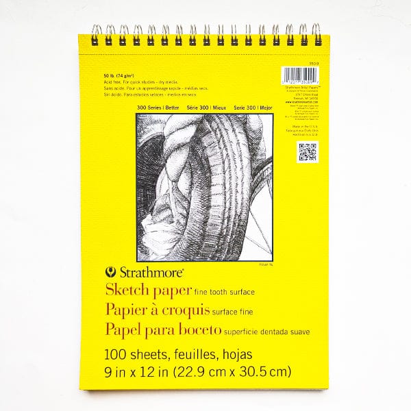Strathmore - 300 Series - Sketch Pad - Top-Coil Bound - 9x12"