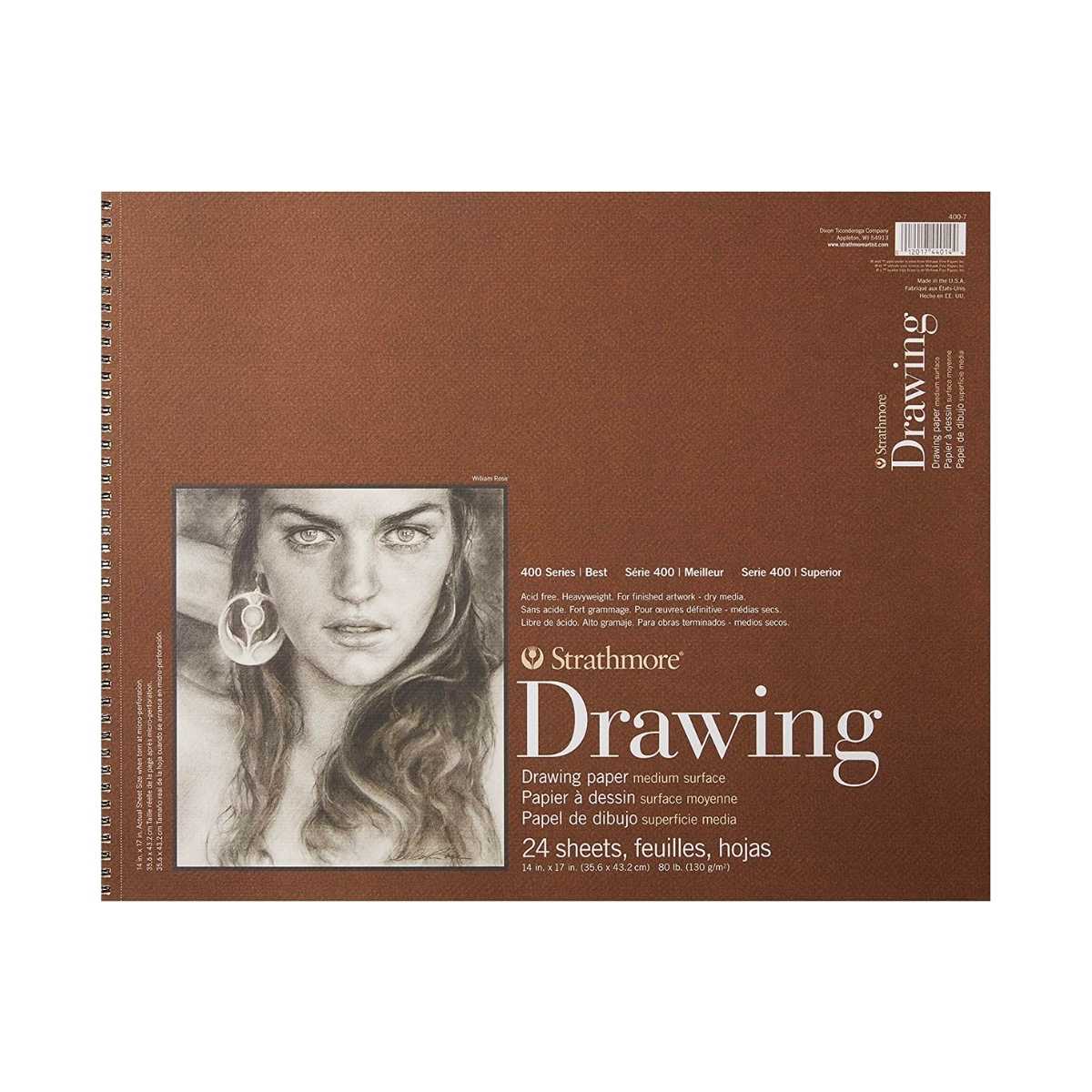 Strathmore - 400 Series - Drawing Pad - Coil Bound - 14x17"