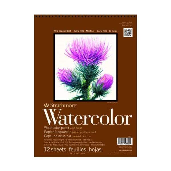 Strathmore - 400 Series - Watercolour Pad - Coil Bound - 12x18"