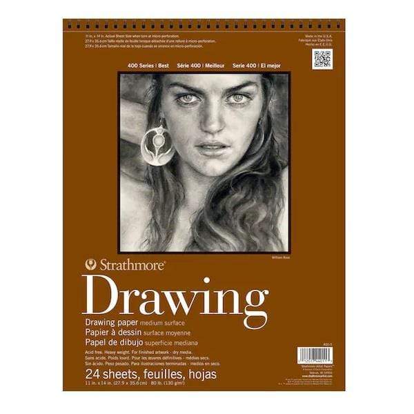 Strathmore - 400 Series - Drawing Pad - Coil Bound - 11x14"