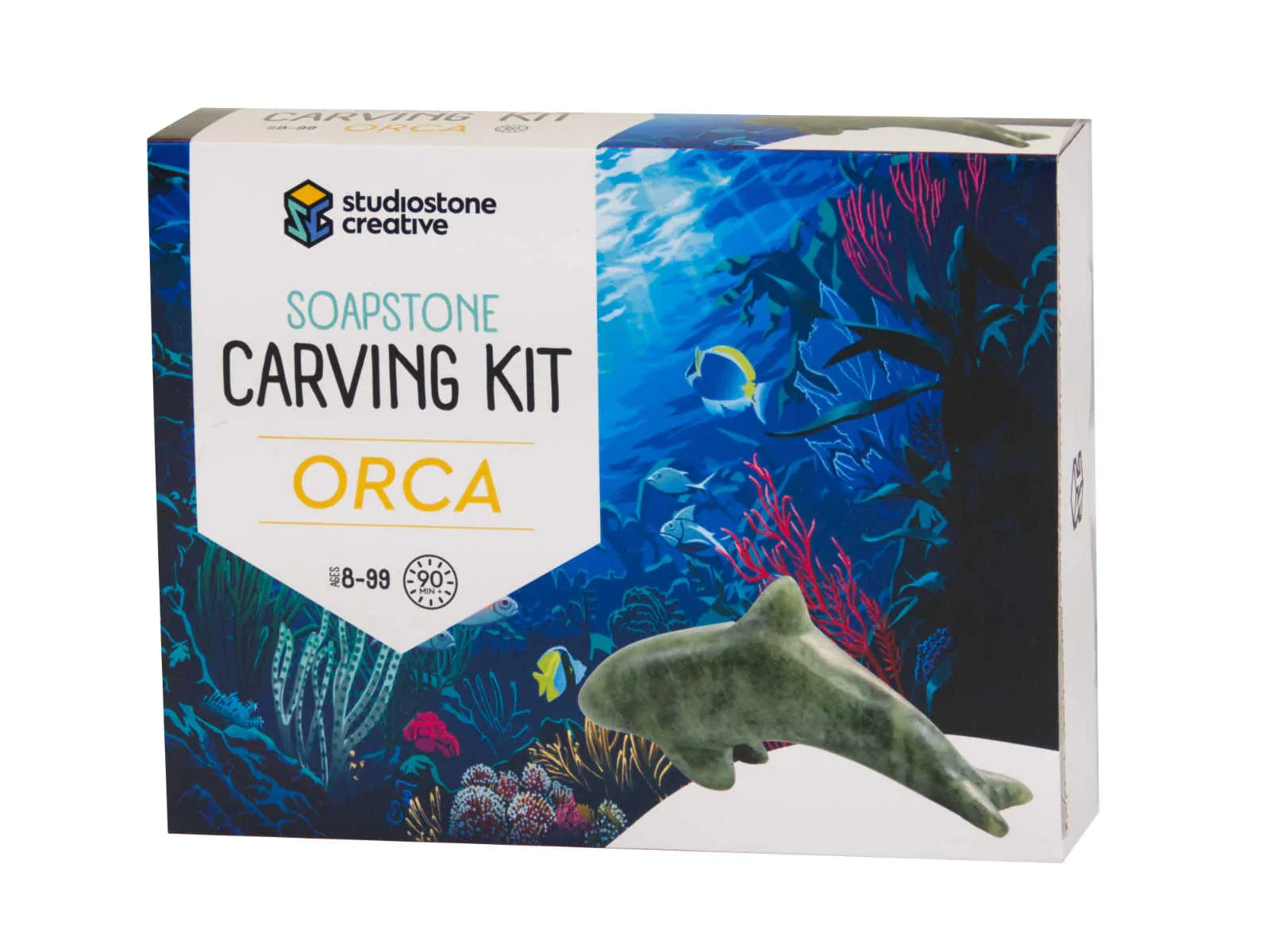 Studiostone Creative - Soapstone Carving Kit - Orca