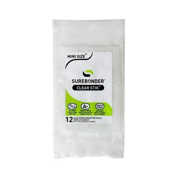 Surebonder - All Purpose Hot Glue Sticks - Mini Size - 4" - 12 pack