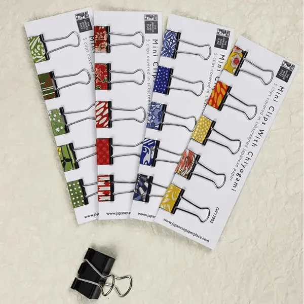 The Japanese Paper Place - Mini Clips with Chiyogami