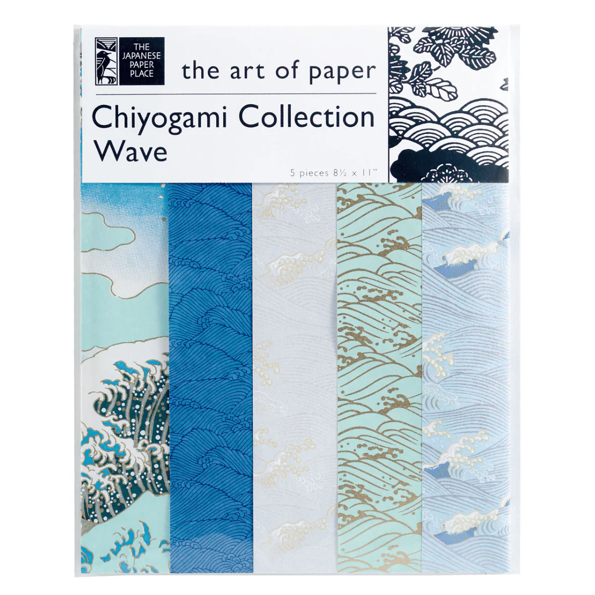 The Japanese Paper Place - Paper Potluck - Chiyogami Collection - Wave