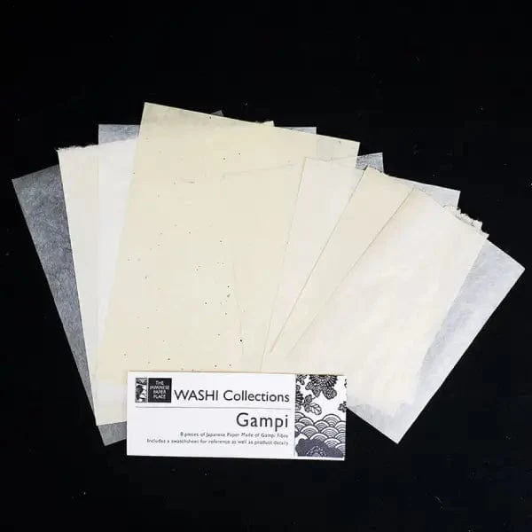 The Japanese Paper Place - Washi Collection - Gampi - 6 Sheets