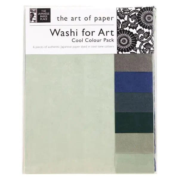 The Japanese Paper Place - Washi for Art - Cool Colour Pack