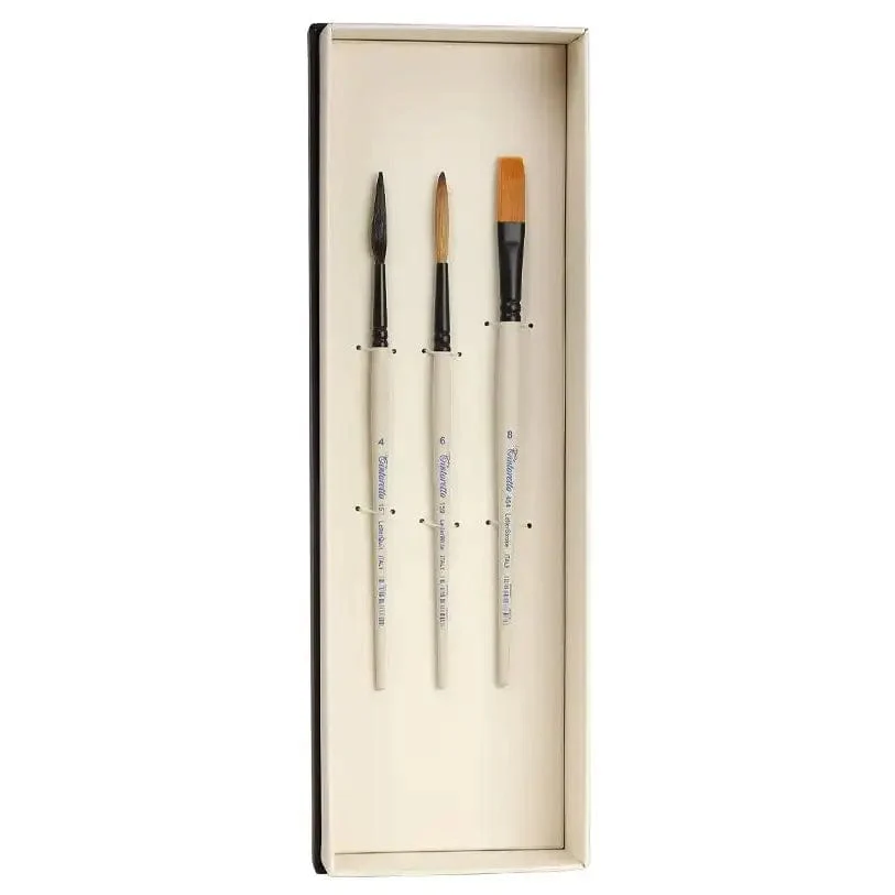 Tintoretto - Signature Artist Kit: Il Letterista - 3 Piece Lettering Brush Set - Image 2