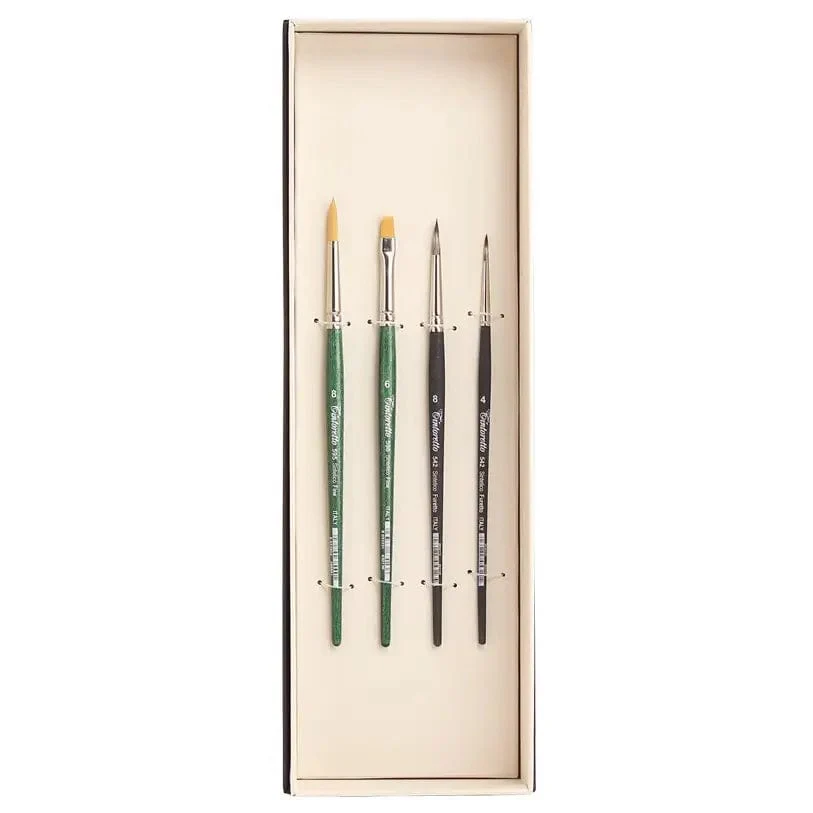 Tintoretto - Signature Artist Kit: Enzo Forgione - 4 Piece Brush Set - Image 2