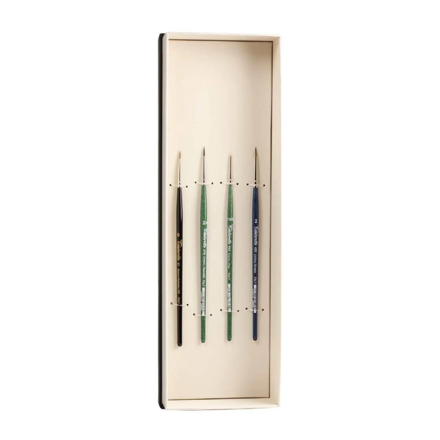 Tintoretto - Signature Artist Kit: MaxArt - 4 Piece Miniature Painting Brush Set - Image 2