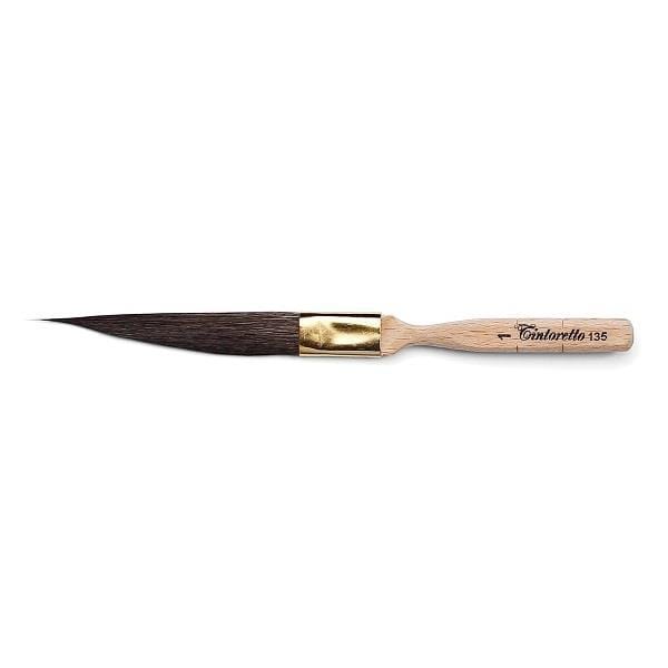 Tintoretto - Professional Pinstriping Brush - Series 135 - Sword - Size 0