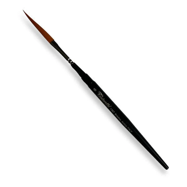Tintoretto - Pocket Brush - Amber Synthetic - Series 1397 - Dagger - Size 6