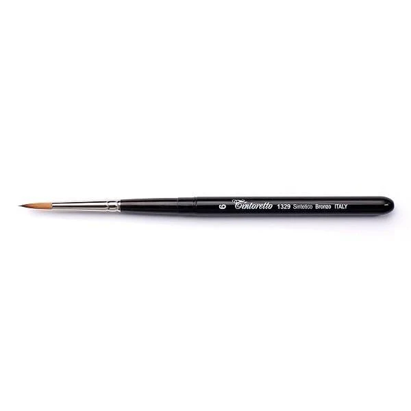 Tintoretto - Pocket Brush - Bronze Synthetic - Series 1329 - Round - Size 2