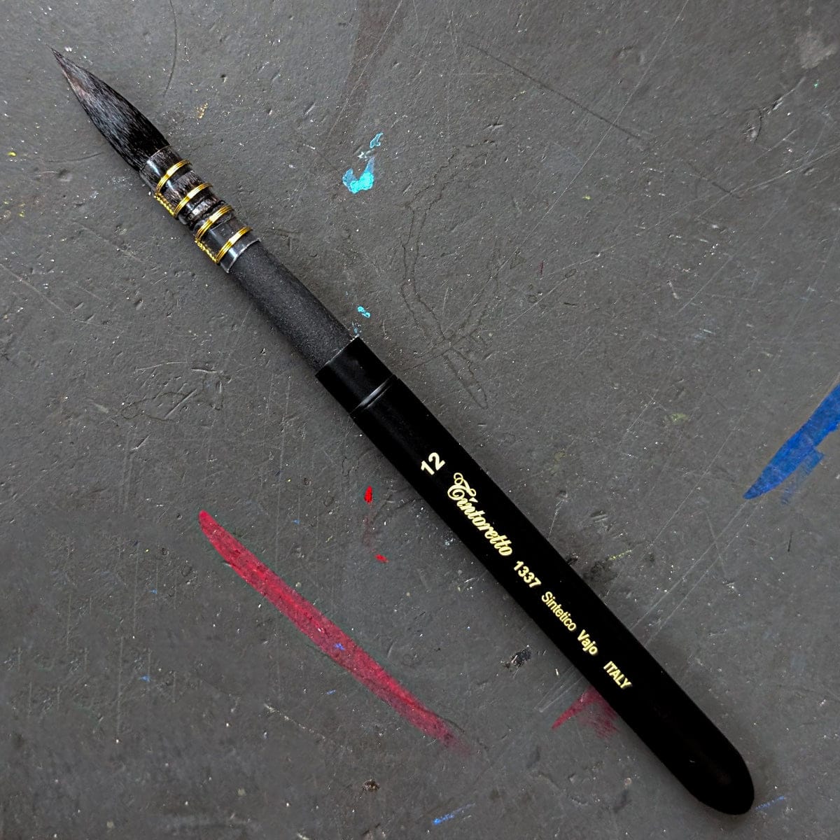 Tintoretto - Pocket Brush - Synthetic Kazan Squirrel - Series 1337 - Round - Size 12