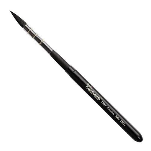 Tintoretto - Pocket Brush - Synthetic Kazan Squirrel - Series 1337 - Round - Size 4