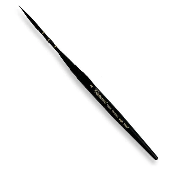 Tintoretto - Pocket Brush - Synthetic Squirrel - Series 1338 - Extra Long Round - Size 2