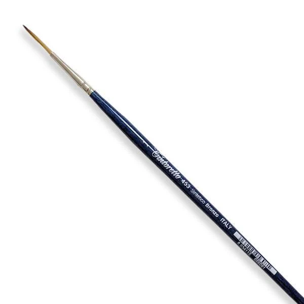 Tintoretto - Bronze Synthetic Brush - Series 453 - Extra Long Round - Size 5/0
