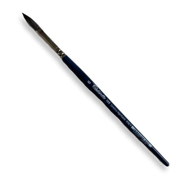 Tintoretto - Synthetic Kazan Squirrel Brush - Series 105 - Cat's Tongue - Size 6