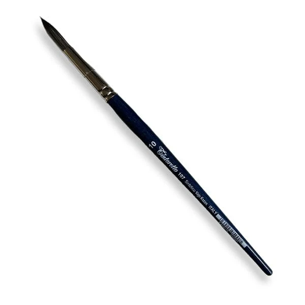 Tintoretto - Synthetic Kazan Squirrel Brush - Series 107 - Round - Size 10