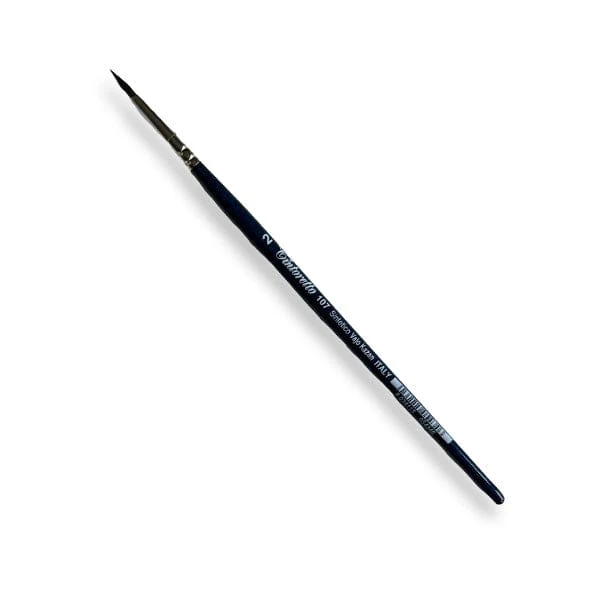 Tintoretto - Synthetic Kazan Squirrel Brush - Series 107 - Round - Size 2