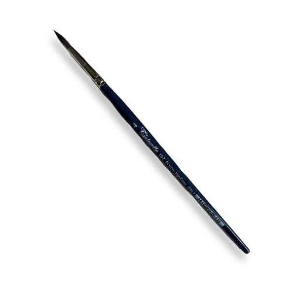 Tintoretto - Synthetic Kazan Squirrel Brush - Series 107 - Round - Size 4