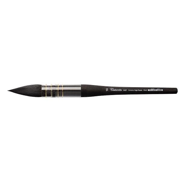 Tintoretto - Synthetic Kazan Squirrel Brush - Series 1407 - Round Mop - Size 4