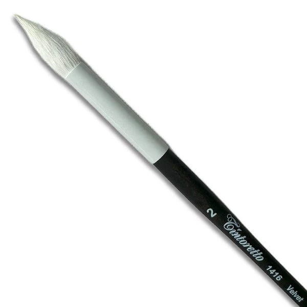 Tintoretto - Velvet Synthetic Brush - Series 1416 - Round - Size 2