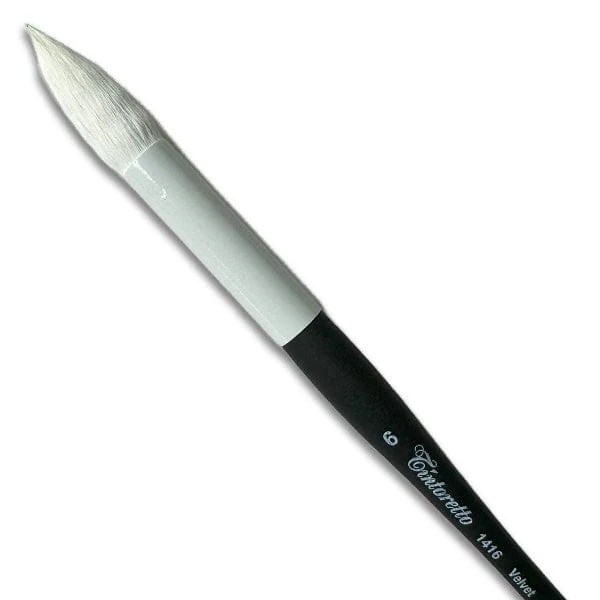 Tintoretto - Velvet Synthetic Brush - Series 1416 - Round - Size 6