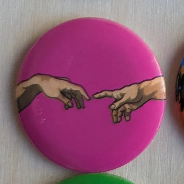 Today is Art Day - Stylized Art Pin-Back Buttons - Image 12