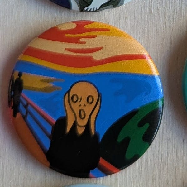 Today is Art Day - Stylized Art Pin-Back Buttons - Image 15