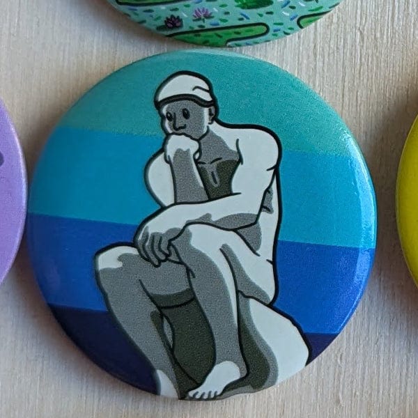 Today is Art Day - Stylized Art Pin-Back Buttons - Image 17