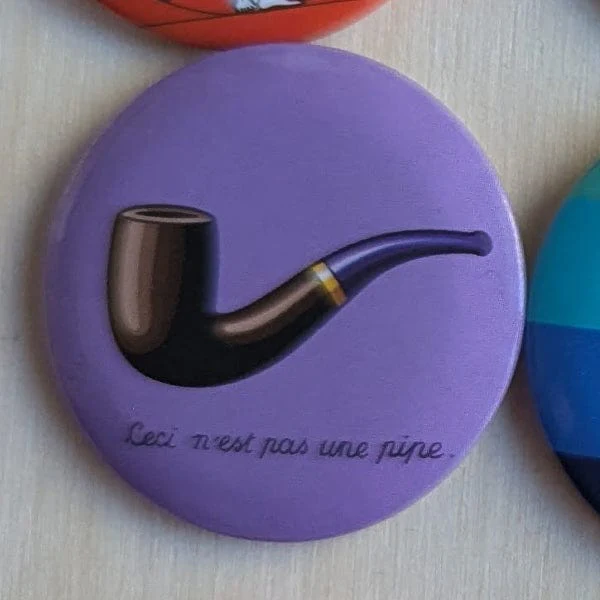 Today is Art Day - Stylized Art Pin-Back Buttons - Image 18