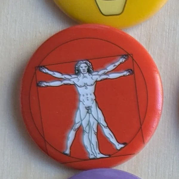 Today is Art Day - Stylized Art Pin-Back Buttons - Image 21