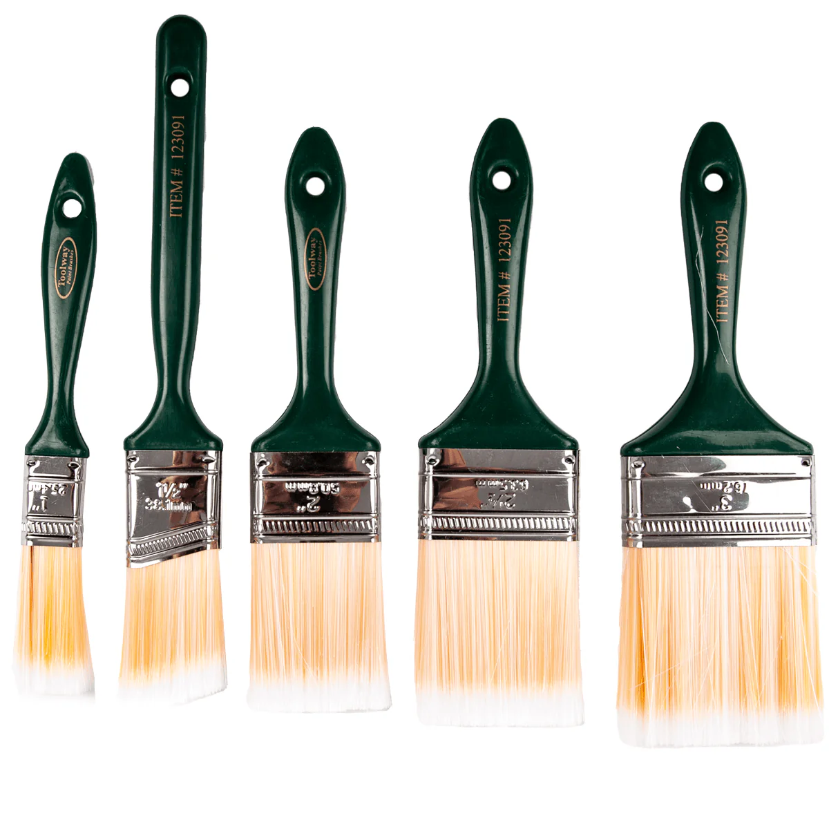 Toolway Tradition - Nylon Brush Set - 5 Pieces - Image 2