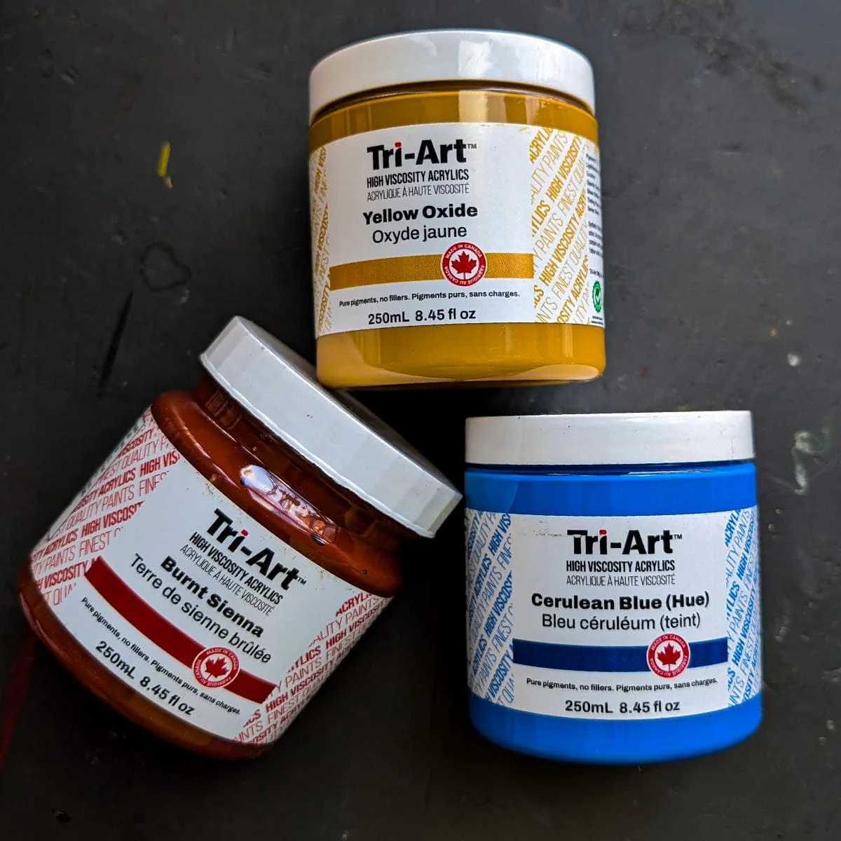 Tri-Art - High Viscosity Acrylic Paint - 250mL Jars - Series 1