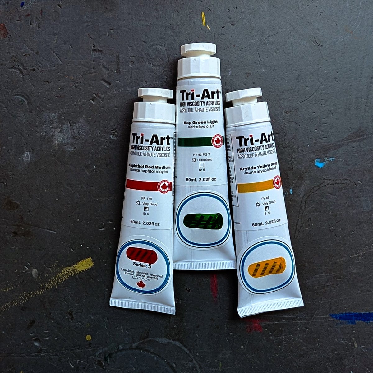 Tri-Art - High Viscosity Acrylic Paint - 60mL Tubes - Series 5