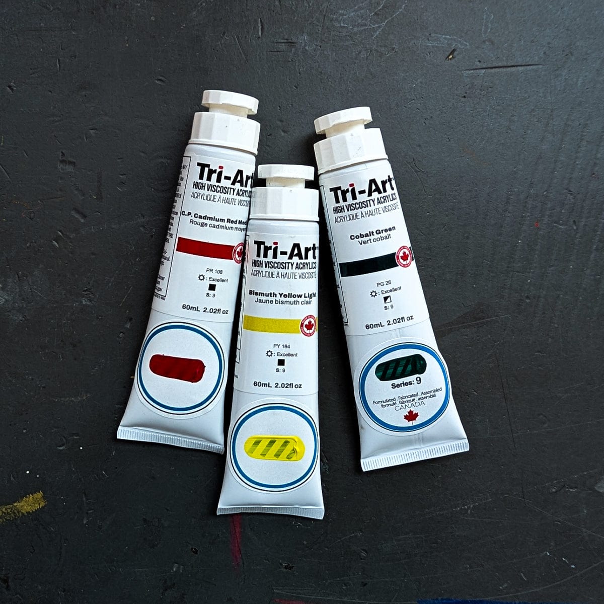 Tri-Art - High Viscosity Acrylic Paint - 60mL Tubes - Series 9