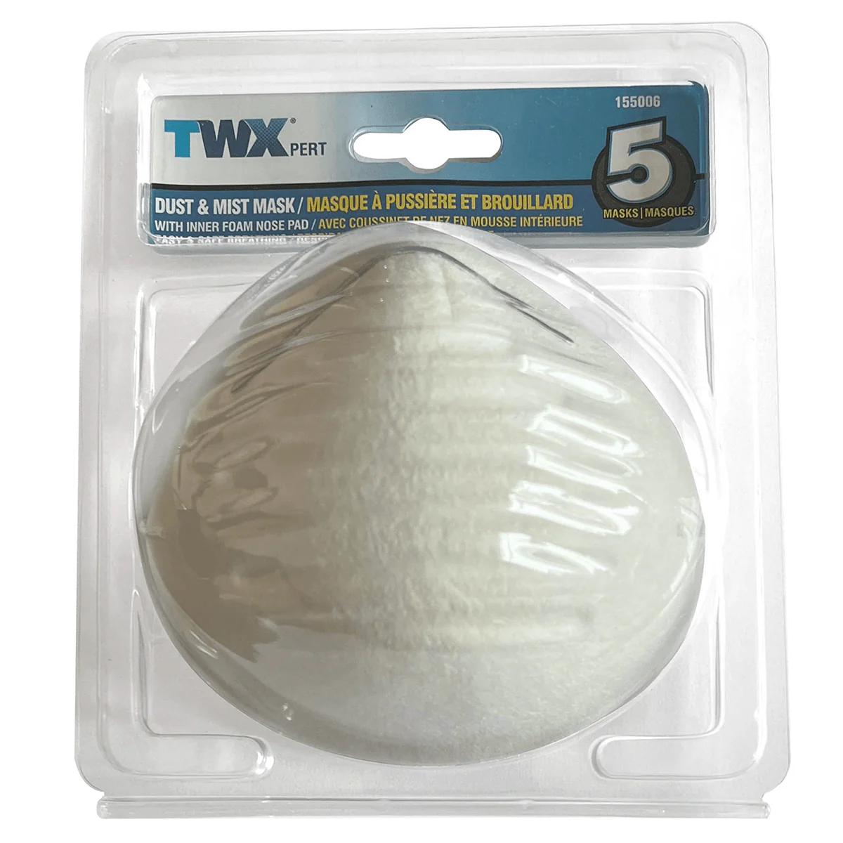 TWXpert - Dust & Mist Masks - 5 Pack