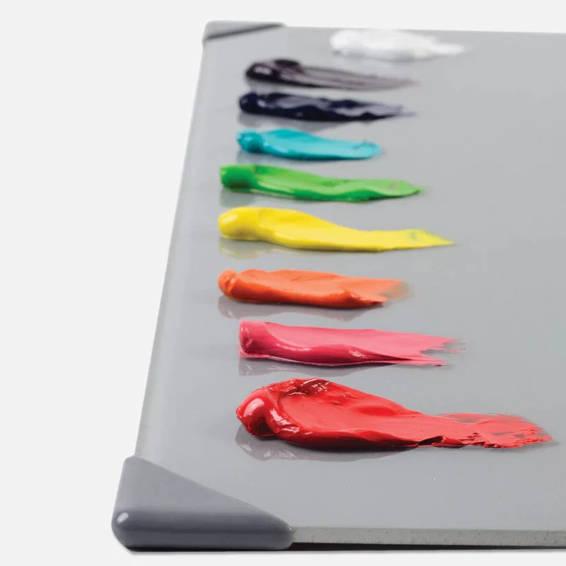 New Wave - Posh - Glass Table Top Palette - Grey - 12x16"