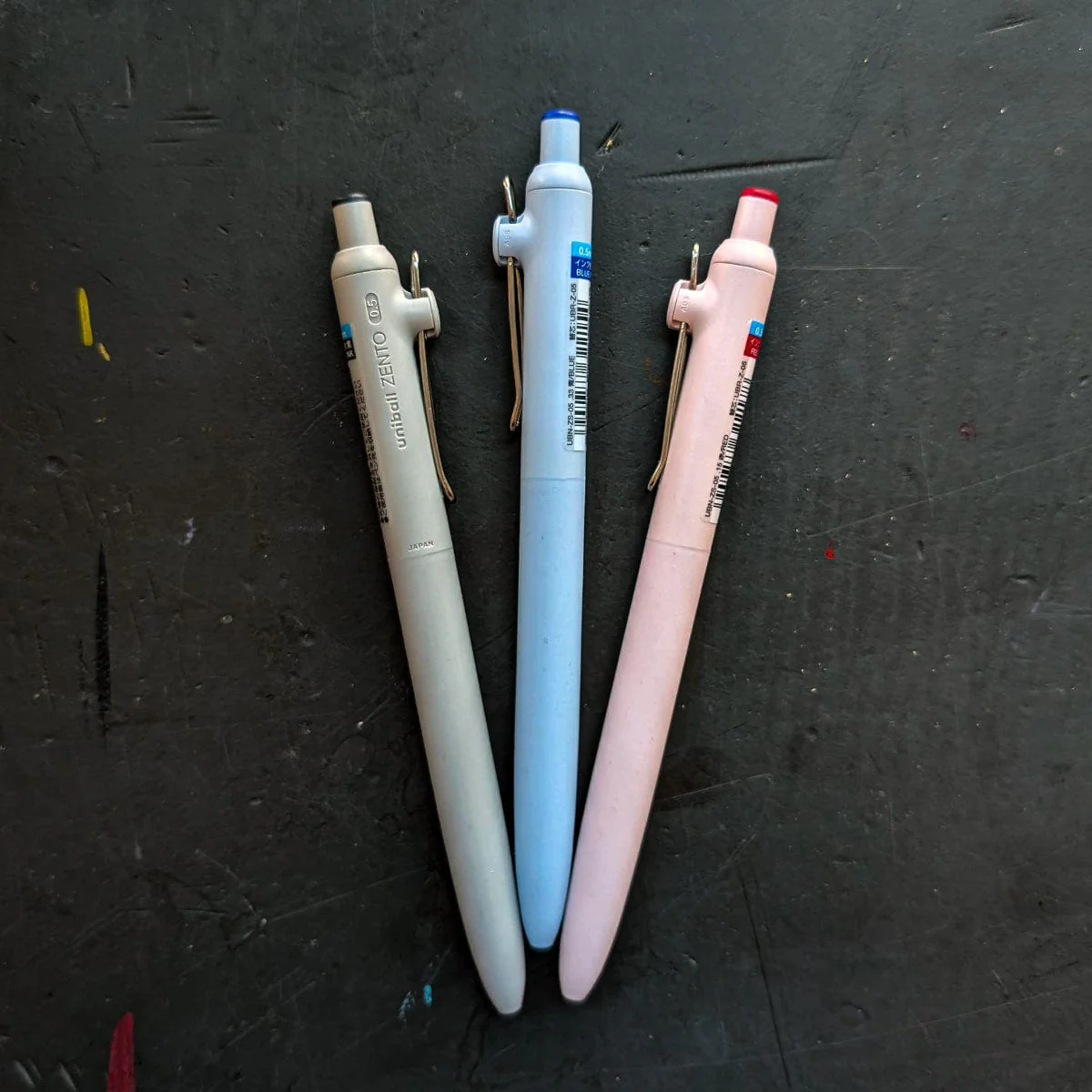 Uniball - Zento Basic - Retractable 0.5mm Gel Pens