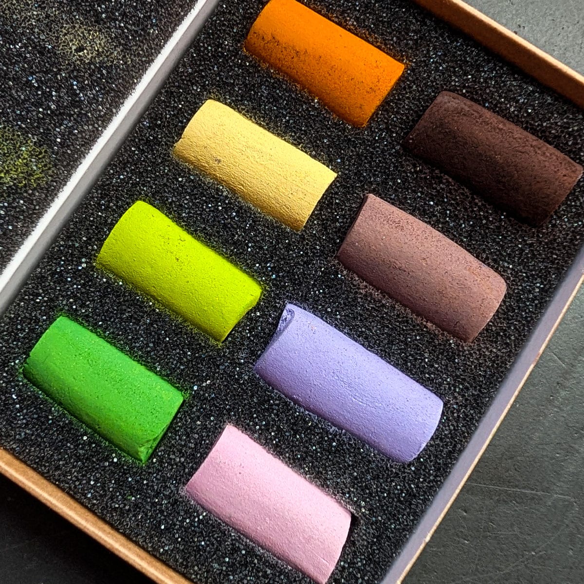 Unison Colour - Handmade Soft Pastels - Spring Mini Set - 8 Half Sticks - Image 2