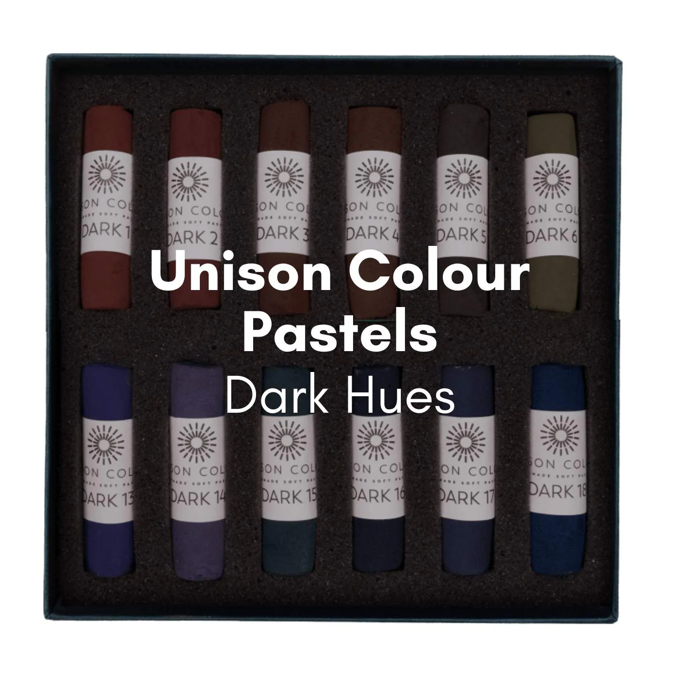 Unison Colour - Handmade Soft Pastels - Dark Hues