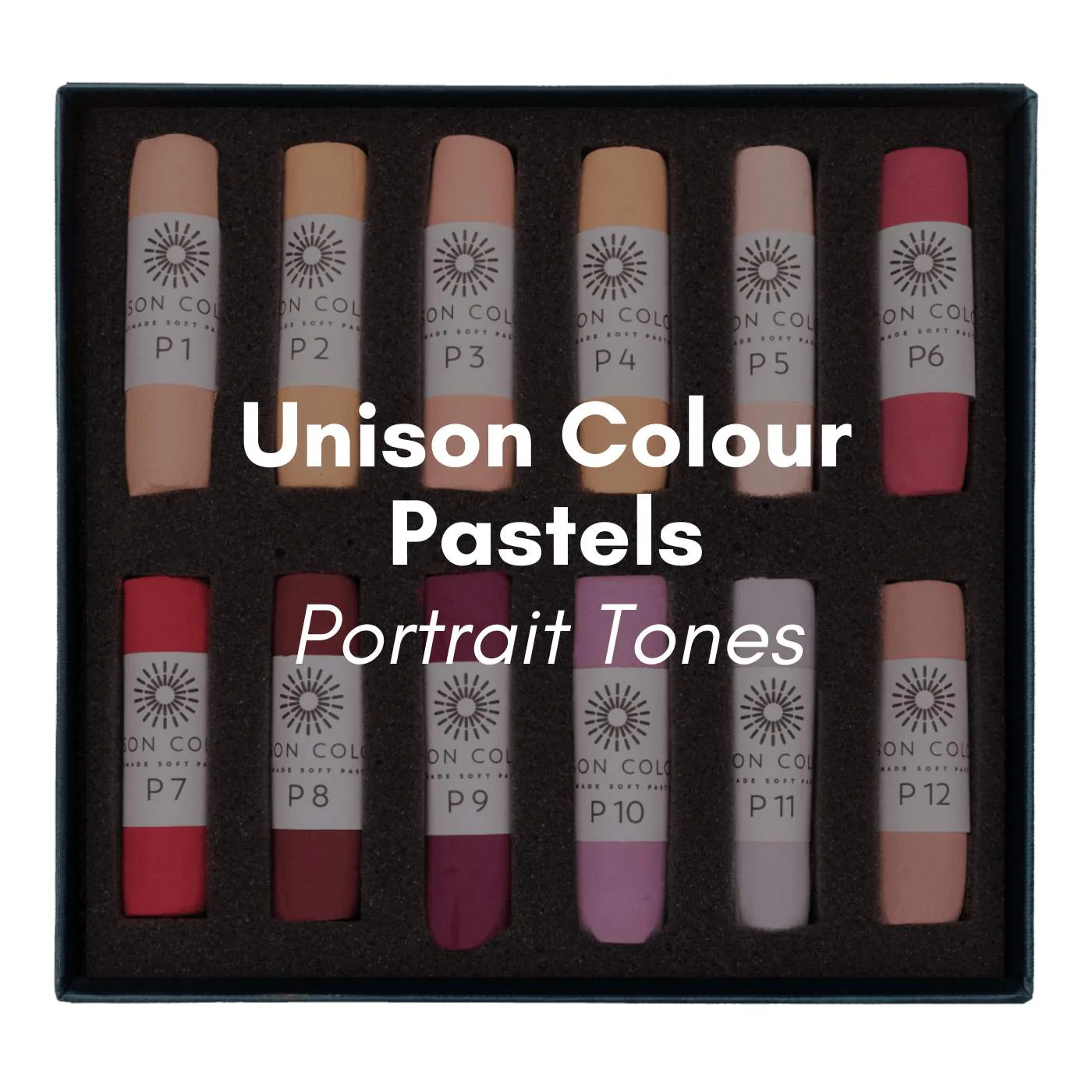 Unison Colour - Handmade Soft Pastels - Portrait Tones