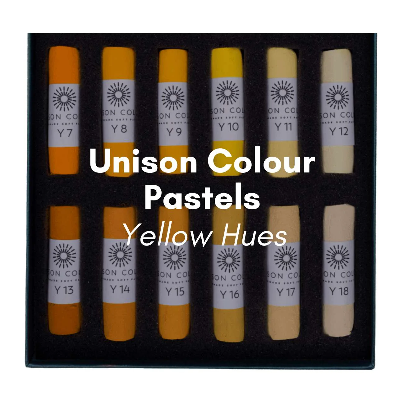 Unison Colour - Handmade Soft Pastels - Yellow Hues